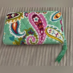 Vera Bradley Accordion Wallet in the retired "Tutti Frutti" pattern. NWOT